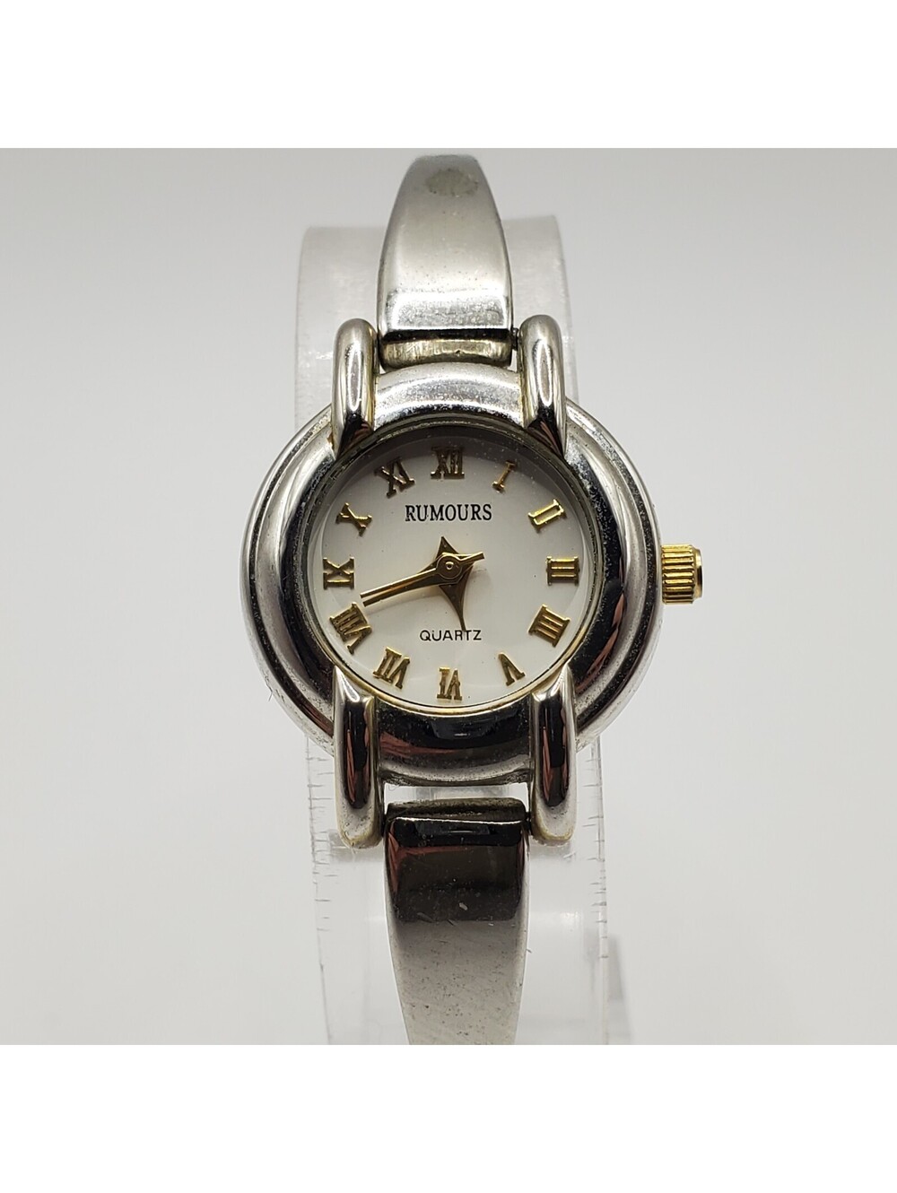 Rumours Quartz Womens 20mm Watch Silver Tone New Battery